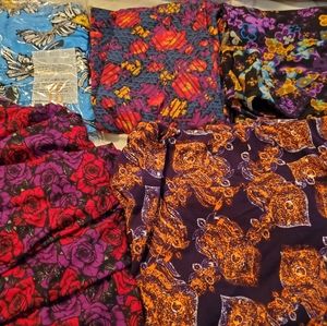 5 tc floral lularoe leggings